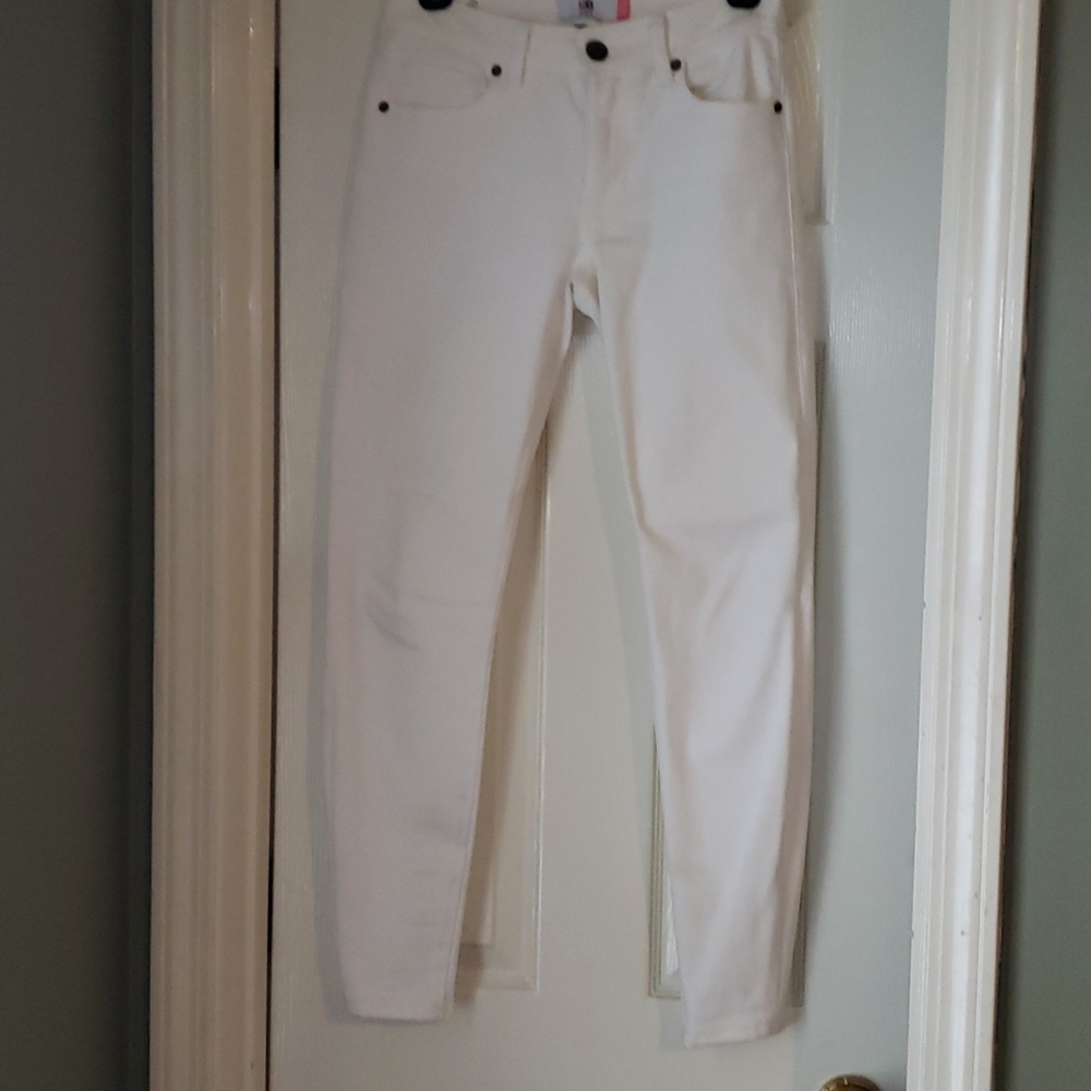 High skinny White jeans
